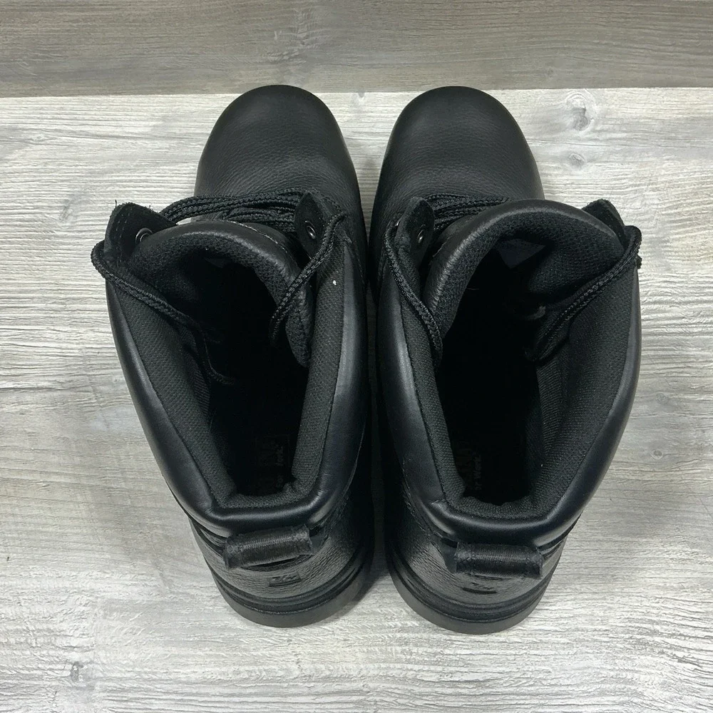 Carolina Leather Work Boots Men's Size 13 D Composite Toe Black Utility CA3537